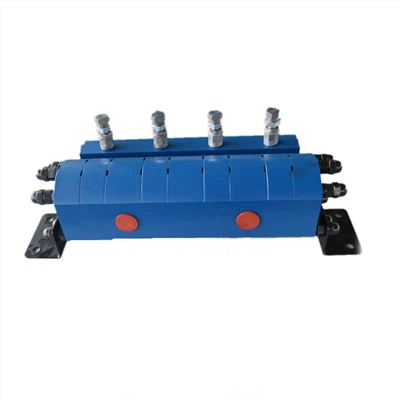 2 Input 4 Pembahagi Aliran Gear Hidraulik Output