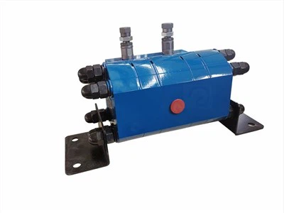 2 bahagian pembahagi aliran gear hidraulik