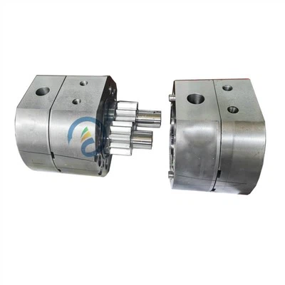 Pembahagi aliran gear luaran dalam besi tuang tanpa injap